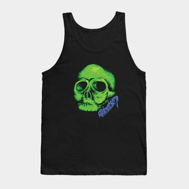 Slime skull Tank Top by knotserp